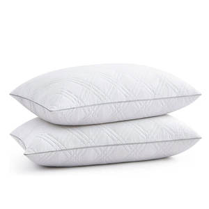 Prix <span class=keywords><strong>de</strong></span> gros d'usine Oreiller <span class=keywords><strong>de</strong></span> <span class=keywords><strong>lit</strong></span> matelassé Oreiller d'hôtel standard doux blanc en microfibre pour hôtel - Product Image 1