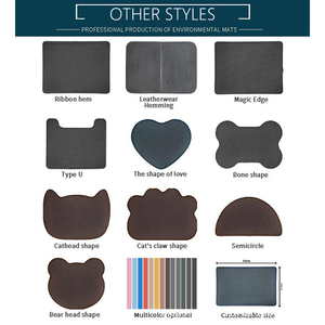 Tapis de litière double couche en EVA, imperméable et facile à nettoyer, forme tête de chien, MSD-ZC010 - Product Image 4
