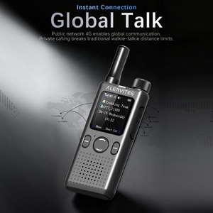 Radio bidirectionnelle BAOFENG AT1 POC, communication illimitée en distance, connexion à l'application téléphonique mondiale, double emplacement pour carte SIM, radio réseau ALERVITES - Product Image 6