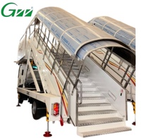 Escaliers d'embarquement autopropulsés pour avions avec auvent, adaptés aux modèles A318, A320, A330, A340, B707, B727, B737