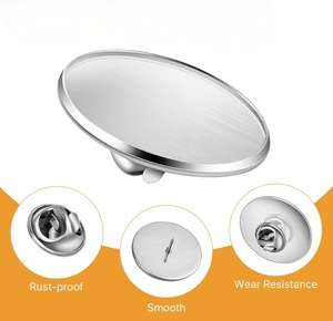 Base per spille fai da te da 25 mm, con chiusura a farfalla, rotonda, in argento, per la creazione di spille e accessori per il fai da te - Product Image 3