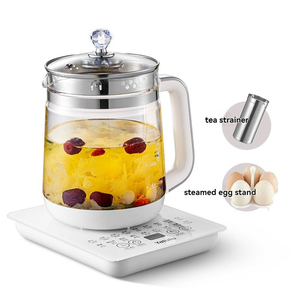 Marmite Électrique Santé 110V 1.8L pour États-Unis et Canada, Corps en Verre, 18 Programmes Prédéfinis, Chauffage Rapide 800W, Cuisinière à Herbes Médicinales, Infuseur à Thé - Product Image 1