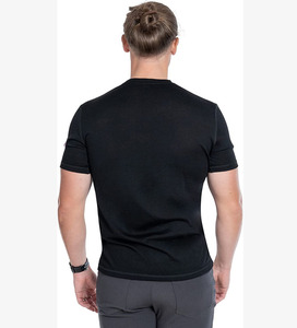 VK <span class=keywords><strong>lana</strong></span> Merino Super morbida traspirante t-shirt leggera da uomo 100% <span class=keywords><strong>lana</strong></span> Merino organica canottiera - Product Image 3