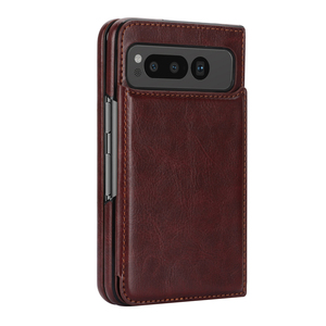 Chống Sốc Và Chống-Thả Chủ Thẻ Google Pixel Gấp Trường Hợp Đầy Đủ Bảo Vệ Da Ví Điện Thoại Bao Da - Product Image 1