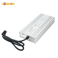 Chargeur de batterie universel Longkun OEM 12V/24V/48V DC portable 5A 8A 10A pour batteries au plomb de moto et de voiture