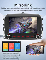 BQCC 2Din 7 "2.5D IPS Android 13 Octa Core DSP autoradio Carplay Android Auto WIFI GPS RDS lecteur de voiture pour Fiat 500L 2016 ~ 2019