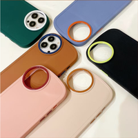 Offre Spéciale Rond Caméra Trou Silicone Doux Antichoc Téléphone étui pour iphone 15 Pro Max 14 13 12 11 Xs Max Xr X 7 8 Plus