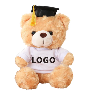 Regalos para Graduados, Oso de Peluche Personalizado <span class=keywords><strong>con</strong></span> Logotipo para la Temporada de Graduación, <span class=keywords><strong>con</strong></span> Toga de Graduación - Product Image 6