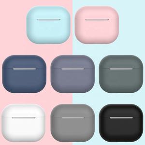 Shanhai – coque officielle en Silicone liquide pour Apple <span class=keywords><strong>Airpods</strong></span> <span class=keywords><strong>3</strong></span> <span class=keywords><strong>2021</strong></span>, housse de Protection mignonne pour <span class=keywords><strong>Airpods</strong></span> <span class=keywords><strong>3</strong></span> Ca - Product Image 4