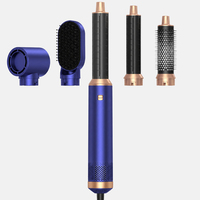 Styler capillaire 5 en 1 professionnel, brosse à air chaud ionique 1000W, sèche-cheveux à séchage rapide, lissage et bouclage en une seule étape