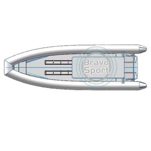 Embarcación semirrígida de aluminio de alta velocidad CE de 26 pies, RIB 860 Orca Hypalon, <span class=keywords><strong>Barca</strong></span> 860 - Product Image 5