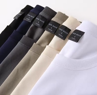 T-shirt surdimensionné 100% coton pour homme Impression numérique douce à col montant personnalisée de haute qualité pour le fitness Motif 3D