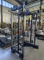 Machine à câbles de musculation de style nouveau, double pile de poids sélectable de 70 kg - Construction métallique pour la salle de sport, la remise en forme et l'exercice