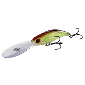 AGITEK <span class=keywords><strong>Leurre</strong></span> de pêche en plastique rigide pour eaux profondes, type Big Bib, en ABS, avec hameçons triples robustes - Product Image 2