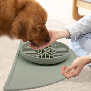 Top Sellers Silicone Slow Feeder <strong>Dog</strong> <strong>Bowl</strong> Suction Cups Waterproof Pet Feeding Mats with High Lips with <strong>Dog</strong> <strong>Bowl</strong> <strong>Set</strong> - Product Image 1
