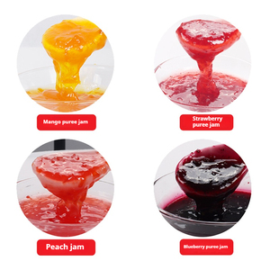 1.36 kg purée de fruits confiture fraise pêche Sauce pour crème glacée Dessert lait thé boisson Snack farce emballé en vrac bouteille sac boîte - Product Image 3