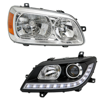 Conjunto de Faros LED Universales de 12V 24V IP67 Resistentes al Agua 6000K 8000 Lúmenes para Automóvil