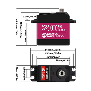 Dsservo DS3218PRO 20KG Servo numérique étanche à engrenages métalliques haute vitesse pour camion RC Baja Crawler, <span class=keywords><strong>pièces</strong></span> de rechange pour mise à niveau de voiture RC de loisir - Product Image 4