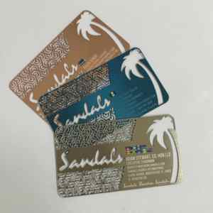 Tarjetas de Visita Promocionales de Metal Bronceado Tormany, Precio Económico al por Mayor, Impresión Serigráfica, Logotipo en Relieve Personalizado, Acero Inoxidable - Product Image 3