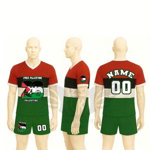 Nouvelle Saison 2026 Maillots de Football Palestine Séchage Rapide T-shirts et Shorts de Football Tenue Respirante pour le Football - Product Image 2