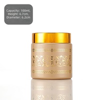 Bocaux cosmétiques en verre vides avec couvercle, étanches et durables, pour baumes faits maison, crèmes visage et yeux, emballage cosmétique à marque privée