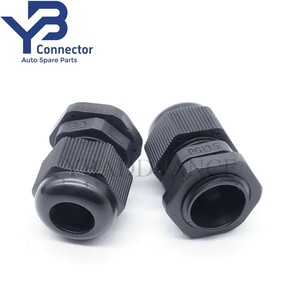 Connecteur YB PG13.5 en nylon, matière plastique, 6mm-12mm, étanche IP68, presse-étoupe avec écrou de blocage - Product Image 3