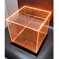 Éclairage LED Vitrine acrylique pour objets de collection-Modèles, Lego & Figurines Vitrine anti-poussière pour objets de collection