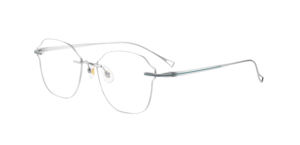 Lunettes de lecture à monture en titane sans monture à la mode <span class=keywords><strong>lentilles</strong></span> carrées confortables montures de lunettes élégantes motif étui d'impression pour porter - Product Image 3