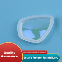 Lentille en verre trempé à motif plat personnalisable pour le revêtement optique clair de plongée avec OEM de correction de la myopie pris en charge