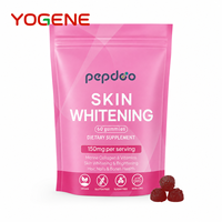 Gummies de collagène à marque privée OEM avec vitamine C, biotine et L-glutathion pour l'éclat de la peau – Complément beauté