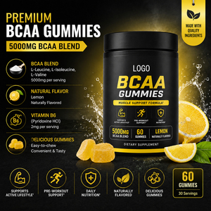 OEM/ODM <span class=keywords><strong>BCAA</strong></span> Gummies un supplément nutritionnel pour le sport, avec 500mg de <span class=keywords><strong>BCAA</strong></span> par portion Suppléments de croissance musculaire pour la <span class=keywords><strong>musculation</strong></span> - Product Image 4