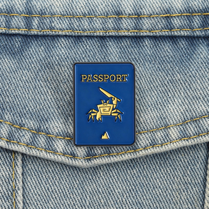 Épingles en émail de jeu de survie d'escalade en rocher coopératif multijoueur, badge de revers personnalisé pour rôle de jeu, broche de passeport, cadeau en gros - Product Image 1