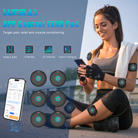 Système TENS EMS sans fil contrôlé par application intelligente avec 6 appareils indépendants, 12 modes de thérapie et 20 niveaux d'intensité