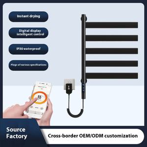 Sèche-serviettes électrique intelligent en acier inoxydable 2025 avec température constante, support rotatif pour serviettes et chauffage pour salles de bain - Product Image 3