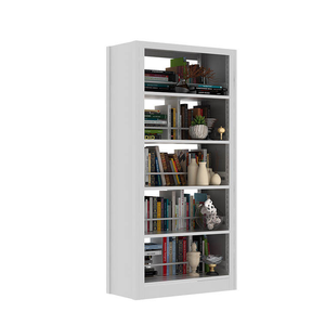 Estantería Moderna de Acero para Sala de Estar, Biblioteca, Oficina, Dormitorio, Hotel, Supermercado, Escuela, Hospital, Muebles de Hierro Duraderos - Product Image 2
