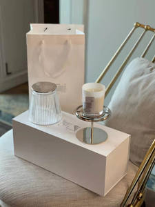 Vela de Cera de Soja de Lujo Honor of Crystal con Tapa, Ecológica, Regalo de Halloween, Vela Pilar de Larga Duración - Product Image 6