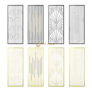 Divisores de Habitaciones Decorativos Impermeables de Acero Inoxidable Hechos a Medida, Paneles de Vidrio Translúcido para Interiores Modernos - Product Image 5