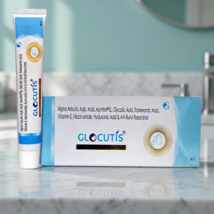 ครีมบำรุงผิวหน้า Radiant Glocutis 30 กรัม อัลฟ่า อาร์บูติน กรดโคจิก ไนอะซินาไมด์ ลดเลือนจุดด่างดำ ปรับสีผิวให้สม่ำเสมอ - Product Image 1