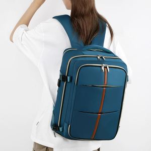 Waterproof Nylon <b>Multi</b> - Pocket Student School Bag Travel <b>Backpack</b> Shoe <b>Compartment</b> Laptop <b>Backpack</b> With USB Charging - Product Image 5