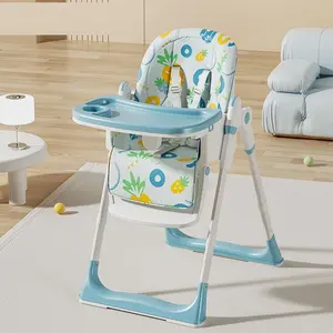 Chaise haute pliable <span class=keywords><strong>pas</strong></span> chère pour enfants avec balançoire et table à manger intégrée – Offre spéciale - Product Image 1