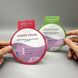 Bolsa de embalaje de loción de perfume de crema cosmética en forma de papel de aluminio laminado con sellado térmico de plástico de impresión personalizada - Product Image 2