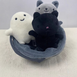 2026 Jellyca Ghoulish Cat Owl and Skull Planter con imbottitura in cotone PP; Peluche Spooky Ghost Mummy <span class=keywords><strong>Bob</strong></span> per Halloween - Product Image 3