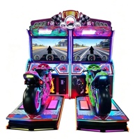 Machine de jeu d'arcade de simulation de course à écran LCD haute définition de 50 pouces à pièces avec construction en fer et en plastique Garantie de 1 an