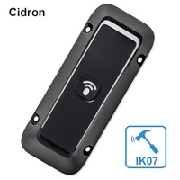 Lector de Control de Acceso Cidron Ultra Narrow Wiegand OSDP RFID DESFire EV3 con Mifare SAM AV3 y NFC BLE Aplicación Móvil