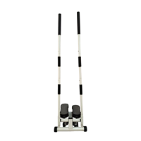Nouvel Arrivage Appareil de Fitness Compact avec Poignées Rembourrées et Plaques de Repose-Pieds Stables Stepper