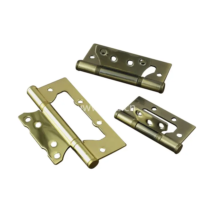 Recessed modern design antique iron adjustable butt door hinge,soft close butt hinges