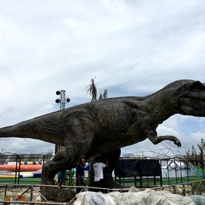 Modèle de dinosaure Parasaurolophus T-rex réaliste grandeur nature, modèle de dinosaure artificiel, <span class=keywords><strong>parc</strong></span> d'attractions, vente en gros d'usine - Product Image 3