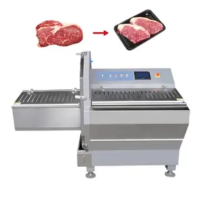Commercial Bacon Ham Frozen Meat Slicer Automatic Bacon Sausage Beef Cutting Machine Frozen Beef Meat Slicer Cutting Machine