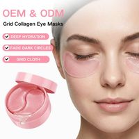 Patchs Hydrogel Coréens OEM au Collagène et Peptides pour le Contour des Yeux, 60 Pièces, Vente en Gros, Masque Yeux