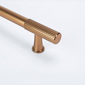 WEKIS Modern Luxury <b>Copper</b> Aluminum Cupboard <b>Handles</b> & Drawer Pull for Kitchen Wardrobe Dresser Workshop Apartment Furniture - Product Image 4